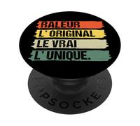 Râleur L'Original Le Vrai L'Unique Humour Homme Vintage PopSockets PopGrip Adhésif