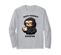 Râleur matinal, Paresseux de Mauvaise Humeur avec du café Manche Longue