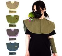 RALIYATX Cape anti-rayures, protection d'épaule pour perroquet, protection d'épaule multifonction pour petit - Vert militaire - Bras
