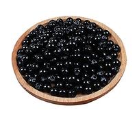 RALIYATX Cheongsam Lot de 10 boutons nacrés à coudre 10 mm pour résine Be Noir