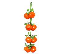 RALIYATX Ficelle artificielle, 1 lot de ficelle artificielle à suspendre, guirlande de fruits et légumes pour décoration murale de maison, ferme, fête, orange