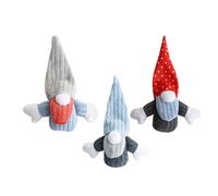 RALIYATX Lot de 3 poupées en peluche pour mâcher auto-taquinant, jouet de nettoyage des dents interactif