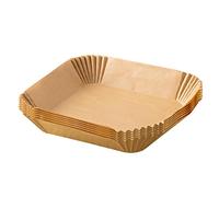 RALIYATX Lot de 50 moules rectangulaires en papier sulfurisé pour four