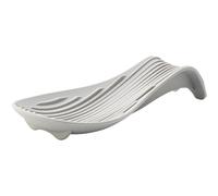 RALIYATX Repose-cuillère, repose-cuillère de cuisine pratique en silicone, repose-cuillère multifonctionnel pour ustensiles de cuisine, coussins de cuillère - Gris clair