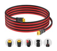 Rallonge 10 AWG XT60 femelle vers mâle pour batterie RC, centrale électrique, panneau solaire