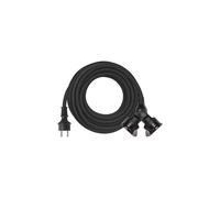 Rallonge 2 prises 10m 3 15mm caoutchouc P0601