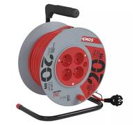 Rallonge, 20m / 230V, bobine, 4 prises de courant