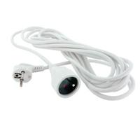 Rallonge 230 V avec terre - 5 m - Blanc Velleman