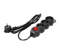 Rallonge 2P+Z 3 voies, avec interrupteur, 5m VIRONE ES-5/B/5