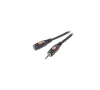 Rallonge 3,5 mm 5 m SpeaKa Professional SP-7869784 [1x Jack mâle 3.5 mm - 1x Jack femelle 3.5 mm] 5.00 m noir