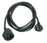 Rallonge 3 m 3 x 1,5 mm Noire