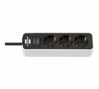 Rallonge 3 prises Schuko avec interrupteur Brennenstuhl Ecolor 3600 W [1,5 m]