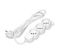 Rallonge 3 voies 2P+Z, 5m H05VV-F 3x1,5mm² VIRONE ES-4/W/5