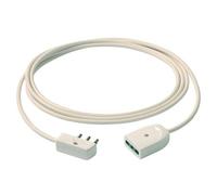 RALLONGE 3G1+ FICHE PLATE 5M BLANC COULEUR 0P32389.B