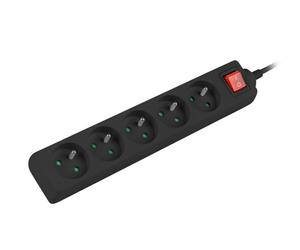 Rallonge 5 prises avec interrupteur PS1-05E-0300-BK