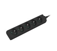 Rallonge 5 prises avec/u 1,5m/H05VV-F 3G1 PS0-05E-0150-BK