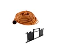- Rallonge 50m 16A et range-câble extérieur 25m