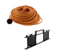 Rallonge 50m 16A et range-câble extérieur 25m - Zenitech