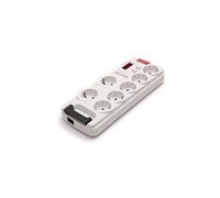 Rallonge 7 prises Schuko avec interrupteur AELREG0051 680AB-06 RJ11 2300W
