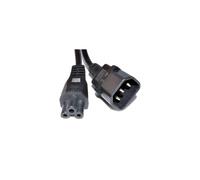 Rallonge Alimentation C14 vers C5 1.8M Noir ICOC 15-NC