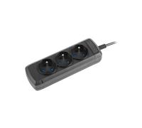 Rallonge Armac ARCOLOR3 0,6 m, 3 prises IEC, onduleur noir