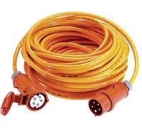 Rallonge AS Schwabe 59647 25.00 m orange avec inverseur de phase