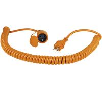 AS Schwabe Rallonge d'alimentation 70413 câble spiralé orange 5 m