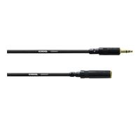 Rallonge audio [1x Jack mâle 3.5 mm - 1x Jack femelle 3.5 mm] Cordial CFS 3 WY