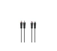 Rallonge audio, 2 fiches RCA mâles - 2 fiches RCA fem ., 5,0 m