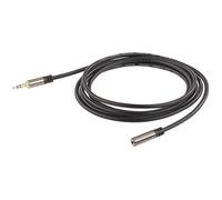 Rallonge audio stéréo - AUVISIO - 2 m - Jack 3,5 mm - Cuivre haut de gamme - Contacts plaqués or