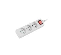 Rallonge avec interrupteur 3 prises avec/u PS1-03E-0150-W