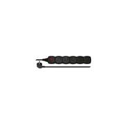 Rallonge avec interrupteur 5 prises avec/u 3m/H05VV-F 3G1 PC1513