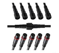 Rallonge Câble Électrique 22AWG 20CM IP68 Rallonge Câble Électrique(3PIN) | IP68 étanche, pour poussière, pour idéal extérieur, marine, éclairage LED, pour voiture, camion
