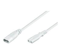 Rallonge câble secteur - GOOBAY - Euro8 2m - Droit - Intérieur - 2.5 A