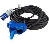 Rallonge CEE 15 m - Prise IP44 - Avec couvercle de protection - 230 V - H07RNF 3G2,5 - Pour caravane, camping, camping-car