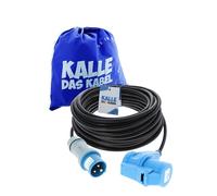 Rallonge CEE en caoutchouc avec fiche coudée 230 V H07RN-F 3G 1,5 mm² de chez Kalle Das Kabel., 230.00V