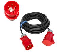 Rallonge CEE H07RN-F 5x2,5 mm² (5g2,5) 16A IP44 avec déphasage