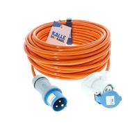 Rallonge CEE Kalle Blue Signal 2,5 mm² Angulaire Industrie BAU Bateau Womo Camping Câble Premium Vollpur 5 mètres