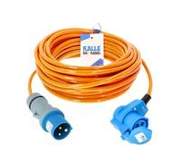 Rallonge CEE KALLE Blue SIGNAL 2,5mm² angle pour industrie, bateau, camping-car, caravane - Câble Premium Vollpur 10 mètres