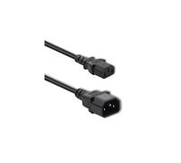 53897 Câble 3x0,75mm² IEC C13 femelle, IEC C14 mâle 1,8m 10A QOLTEC