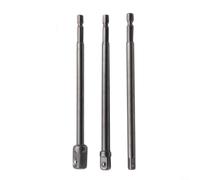 Rallonge Cliquet 150mm pour Visseuse à Choc pour robuste Rallonge(3pcs) | 3 1/4 3/8 1/2, conversion carré, longueur 150mm, compatible pour perceuse, visseuse