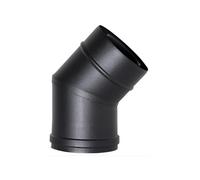 Rallonge Concentriques et coudes concentriques pour Poêle Étanche Ø80-Ø130 - COUDE 45°