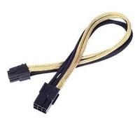 Rallonge courant pci-express silverstone - [1x connecteur mâle pci-e 6 pôles - 1x connecteur femelle pci-e G