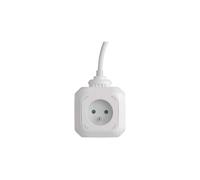 Rallonge cube 4 prises 2 USB 19m FRENCH P04119U