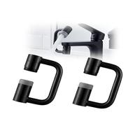 Rallonge d'aérateur de Robinet rotative à 1080°, rallonge de Robinet en Forme de U, rallonge de Robinet d'évier rotative, 2 Modes réglables, Noire pour Cuisine, Salle de Bain, Toil