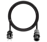 Rallonge d'alimentation AC, câble 5M 2M 14AWG, fiche EU, BC01 Avec câble 2M