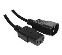 Rallonge d'alimentation C14 / C13 noire - 3,0 m