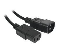 Rallonge d'alimentation C14 / C13 noire - 5,0 m