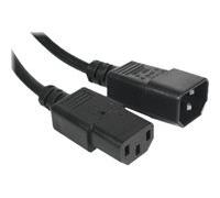 Dexlan Rallonge d'alimentation C14/C13 pour moniteur/onduleur noire 7,5 m