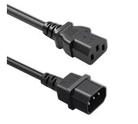 Rallonge d'alimentation Qoltec IEC C13/C14 | 3 x 1,00 mm² | 3 m